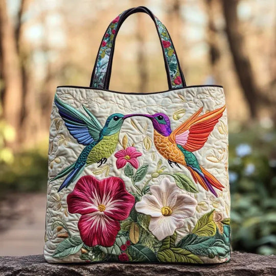Håndlavet Quiltet Kunst-Tote Bag™