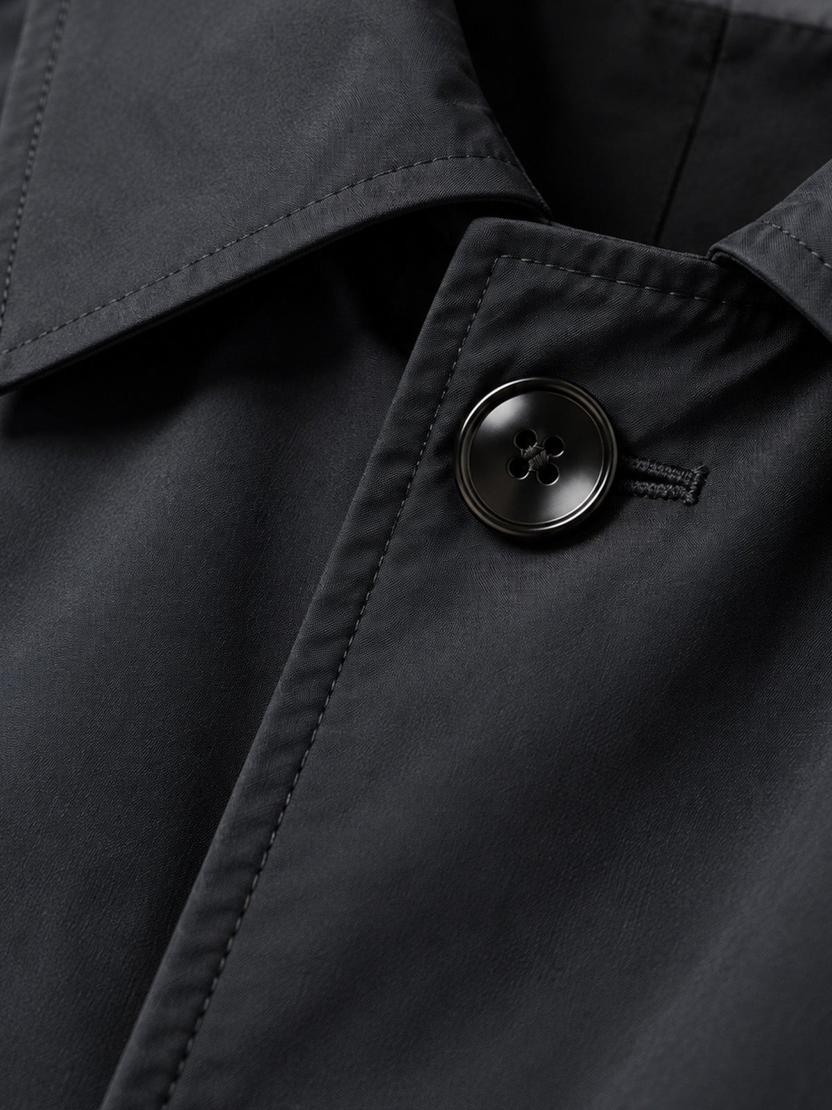 Vattentät midjelång trenchcoat för man