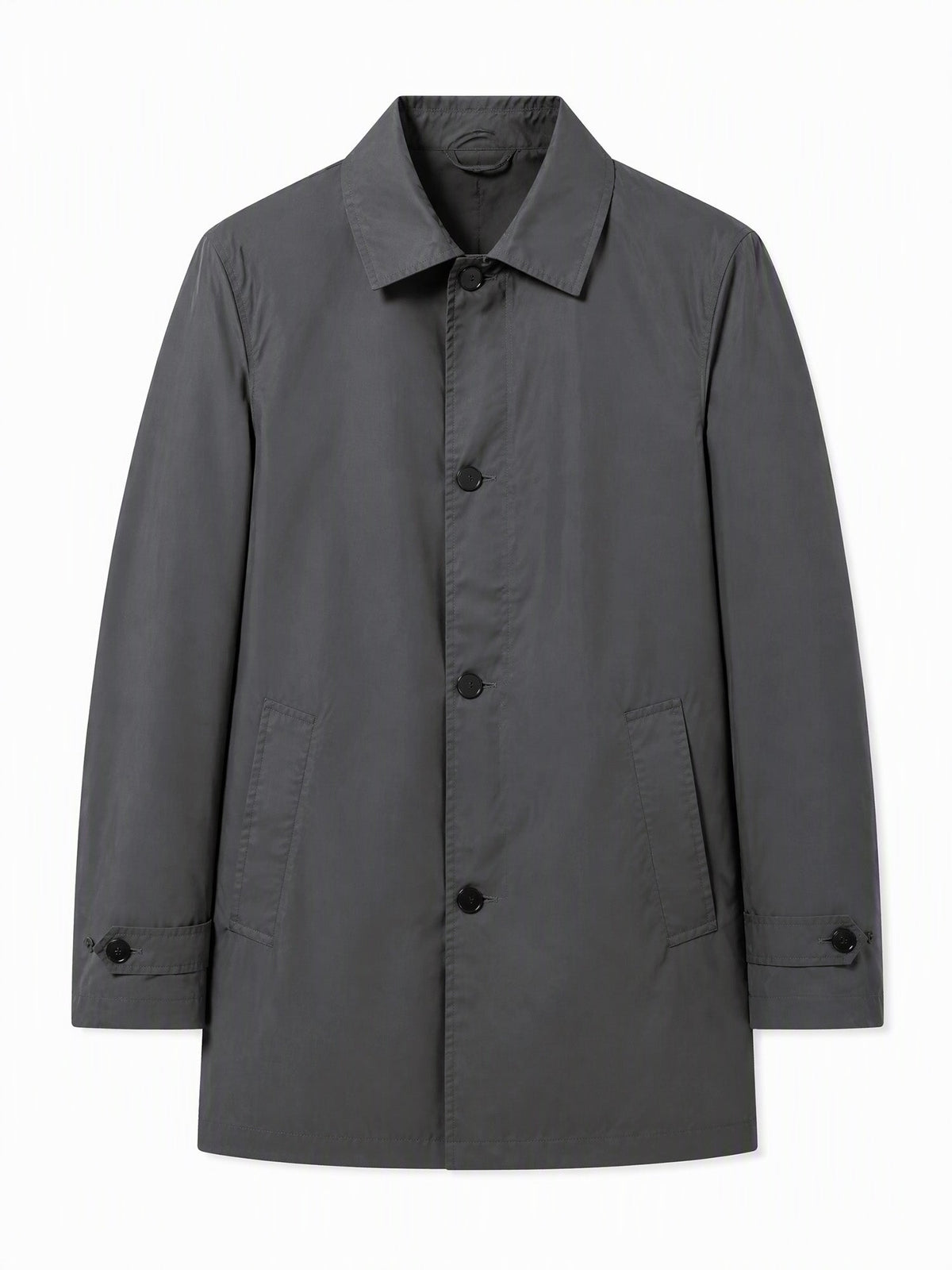 Vattentät midjelång trenchcoat för man