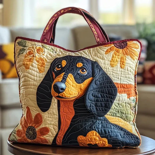 Håndlavet Quiltet Kunst-Tote Bag™