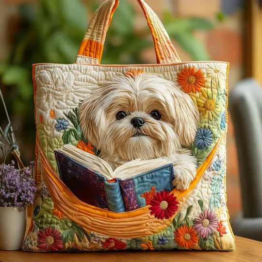Håndlavet Quiltet Kunst-Tote Bag™