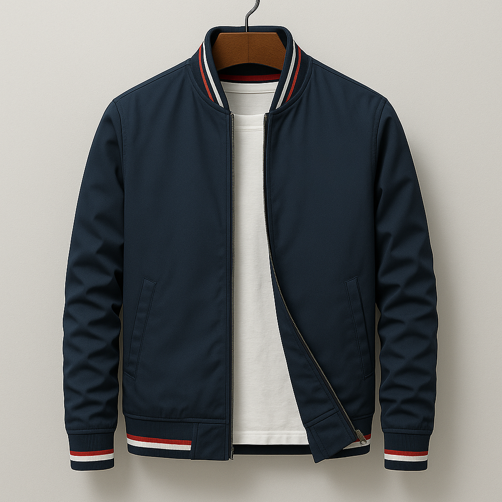 Vestiri™ | Elegant Bomberjakke med Striber