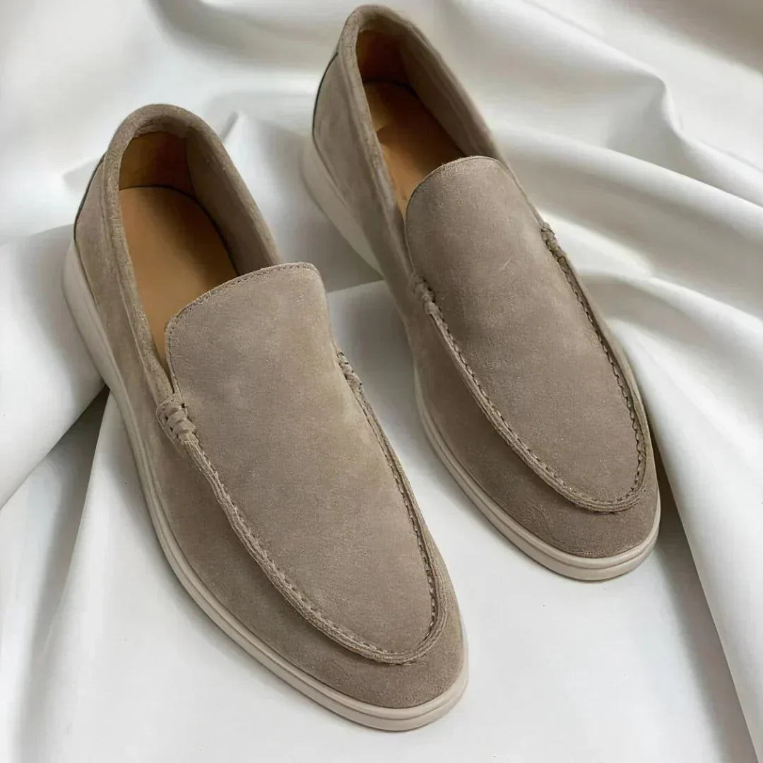 Leo™ | Elegante loafers i ruskind
