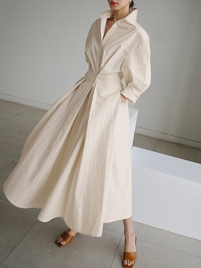 ÉLÉONORE | Lange Elegante Jurk voor een Tijdloze en Verfijnde Stijl