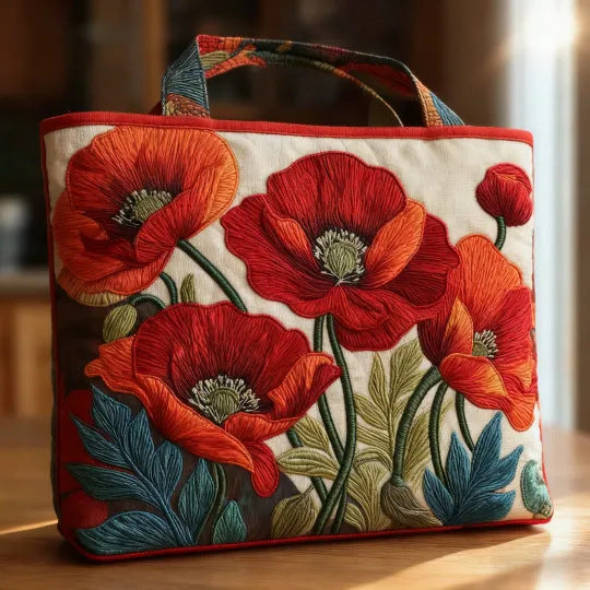 Håndlavet Quiltet Kunst-Tote Bag™