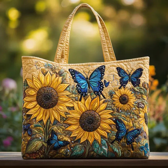 Håndlavet Quiltet Kunst-Tote Bag™