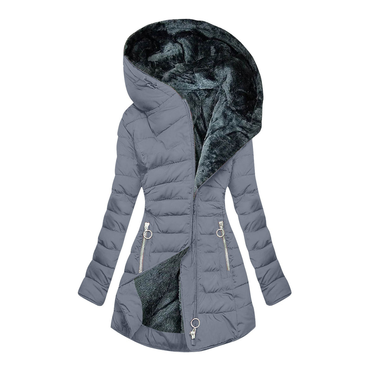 Giulia | Lange Winterjas met Warmtebescherming en Elegante Dagelijkse Stijl