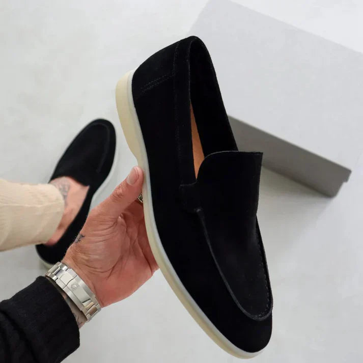 Leo™ | Elegante loafers i ruskind