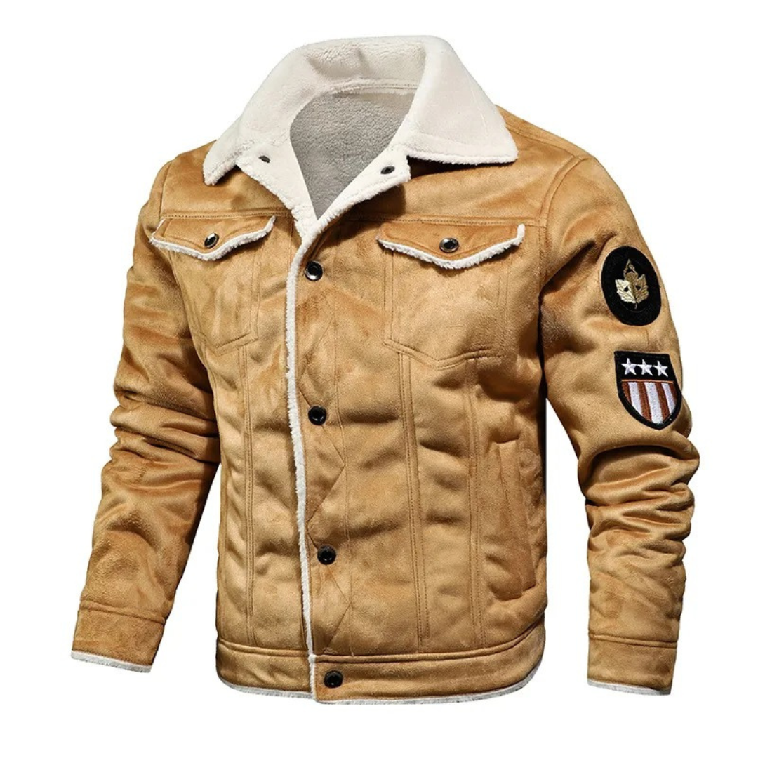 Nordic Sky Herre Sherpa Aviator Jakke