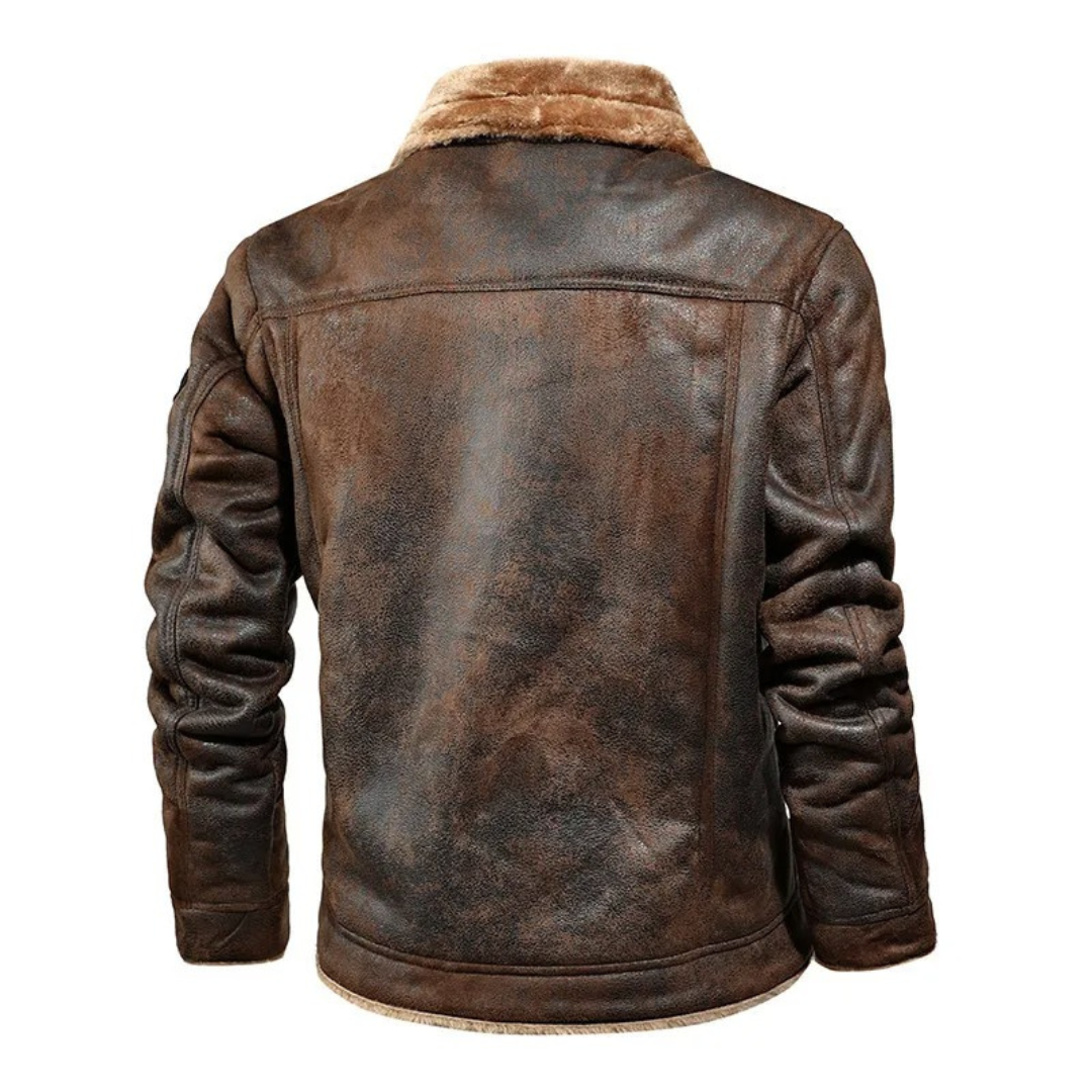 Nordic Sky Herre Sherpa Aviator Jakke