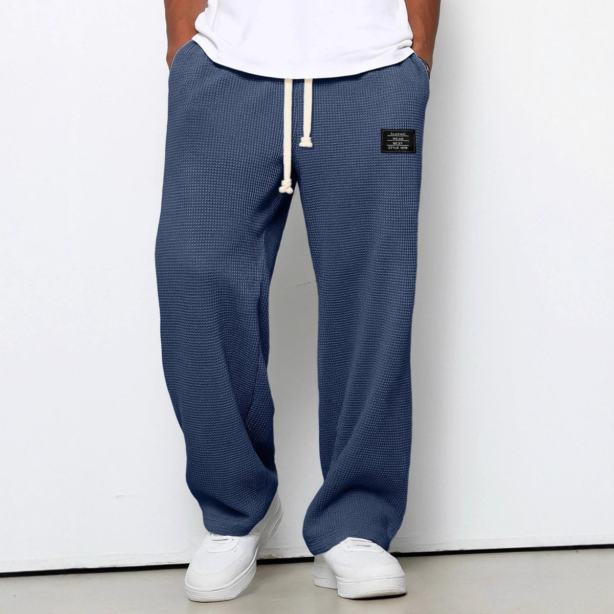 Nino | Comfortabele Wijde Broek voor Mannen met Verstelbare Taille