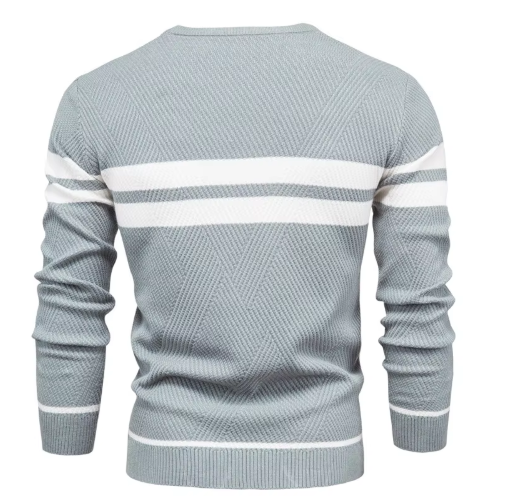 Koelman | Stijlvolle herenpullover met visgraatpatroon