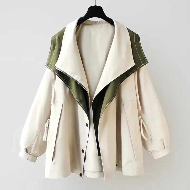 Alva – Elegante jas met bescherming tegen slecht weer en wind
