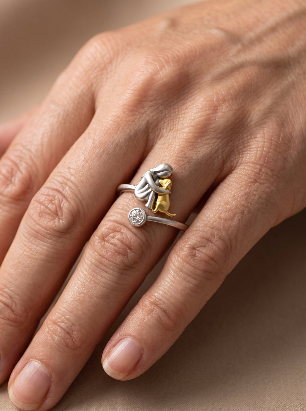 Den evige omfavnelse - justerbar ring