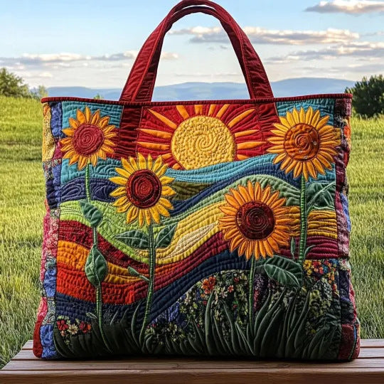 Håndlavet Quiltet Kunst-Tote Bag™