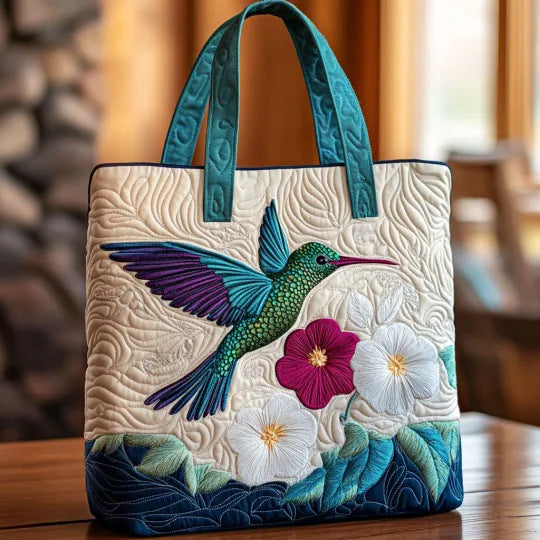 Håndlavet Quiltet Kunst-Tote Bag™