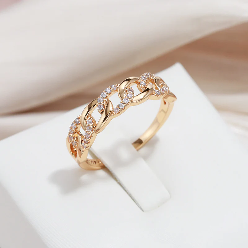 Fatima - Gylden ring “Chic Mesh”