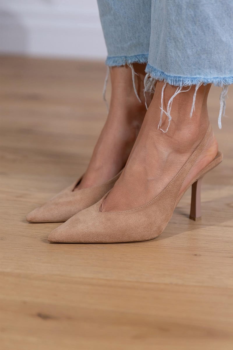 Marlena™ | Décolleté Slingback Nudo