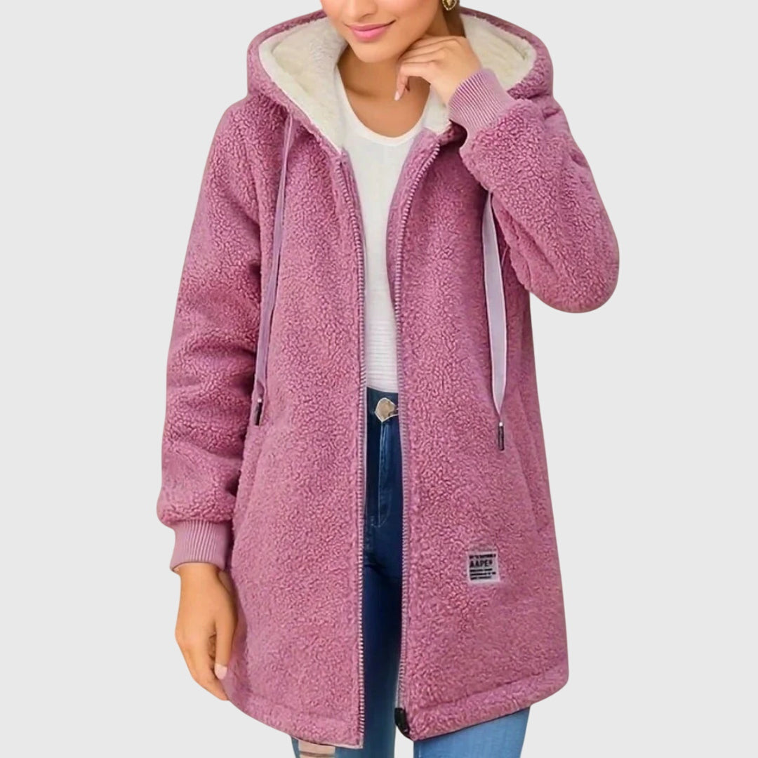 ELENA | Warme Fleece Jas met Comfortabele Pasvorm en Casual Elegant