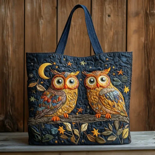 Håndlavet Quiltet Kunst-Tote Bag™