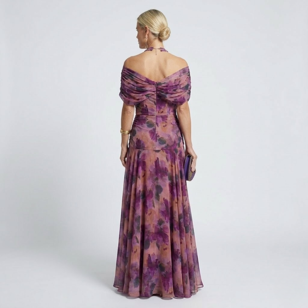 ISABELLA | Elegante Maxi-jurk met Flatterende Taille en Tijdloze Klasse