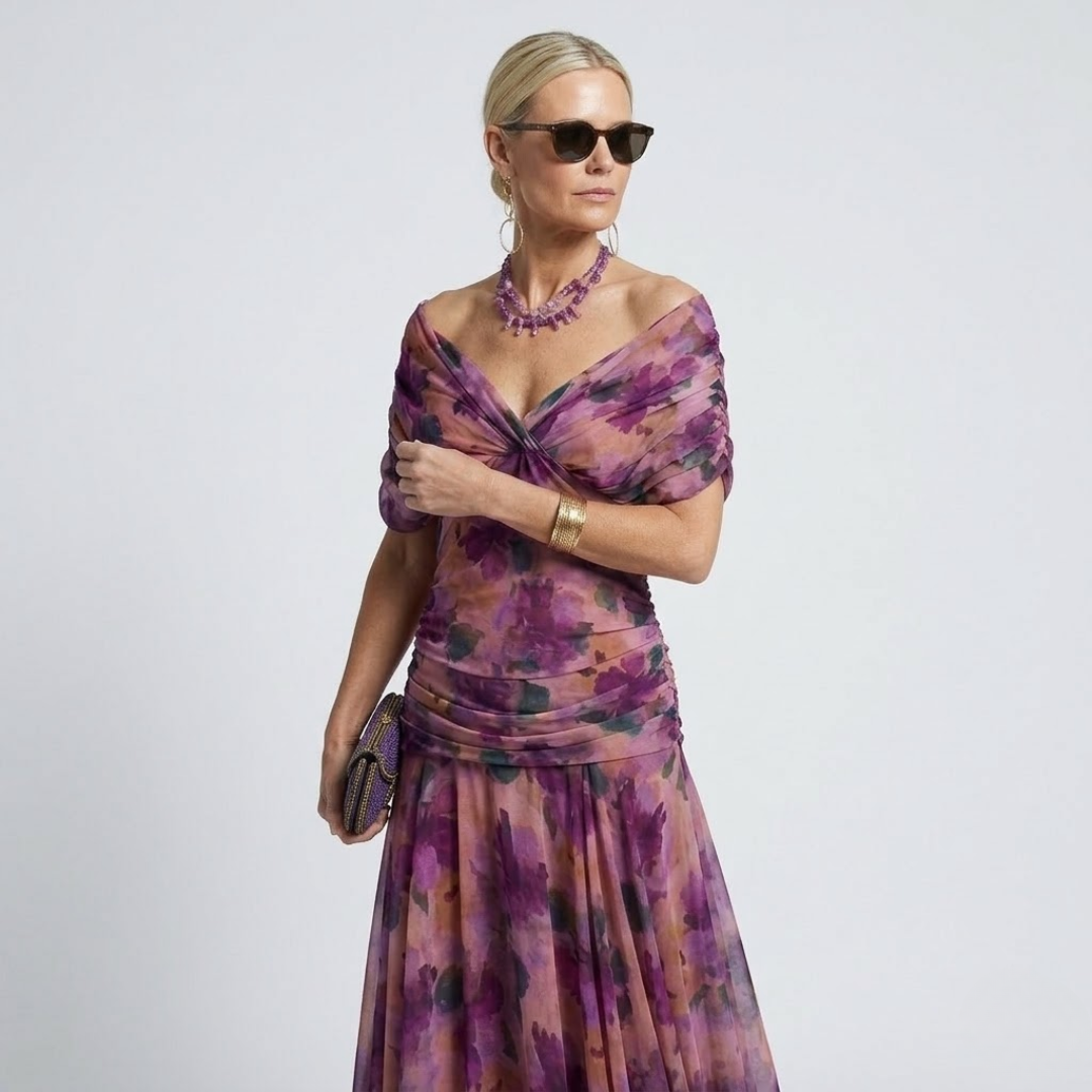 ISABELLA | Elegante Maxi-jurk met Flatterende Taille en Tijdloze Klasse