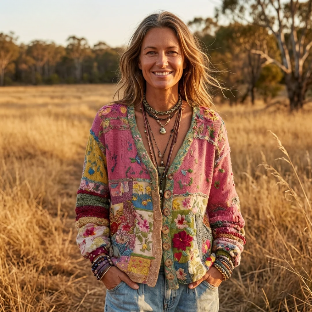 Milla™ Boho Strikjakke