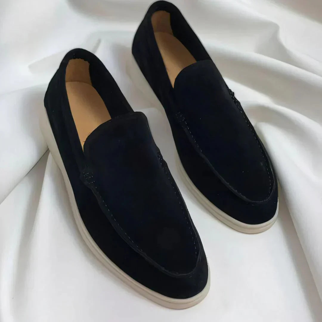 Leo™ | Elegante loafers i ruskind