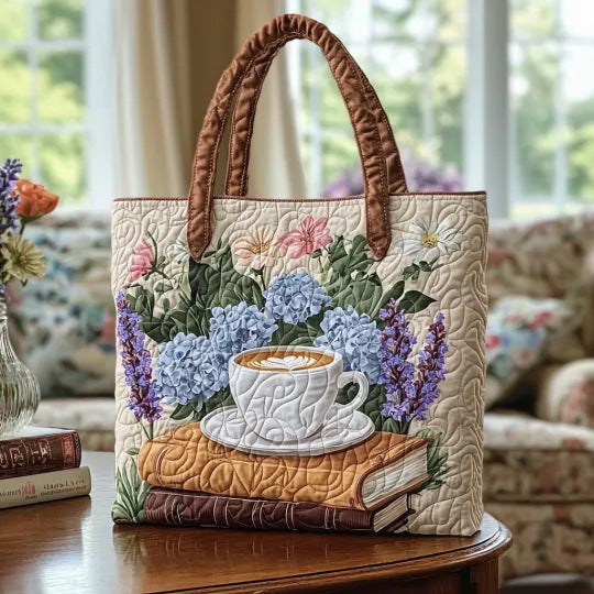 Håndlavet Quiltet Kunst-Tote Bag™