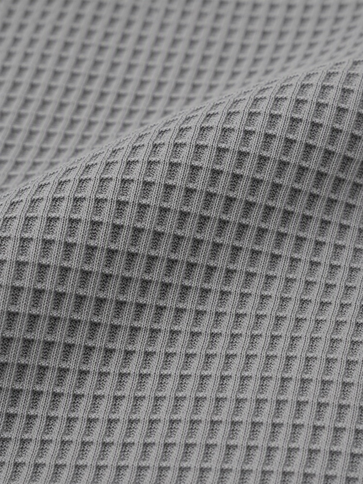 Lagdelt komfort-T-shirt med vaffelprint