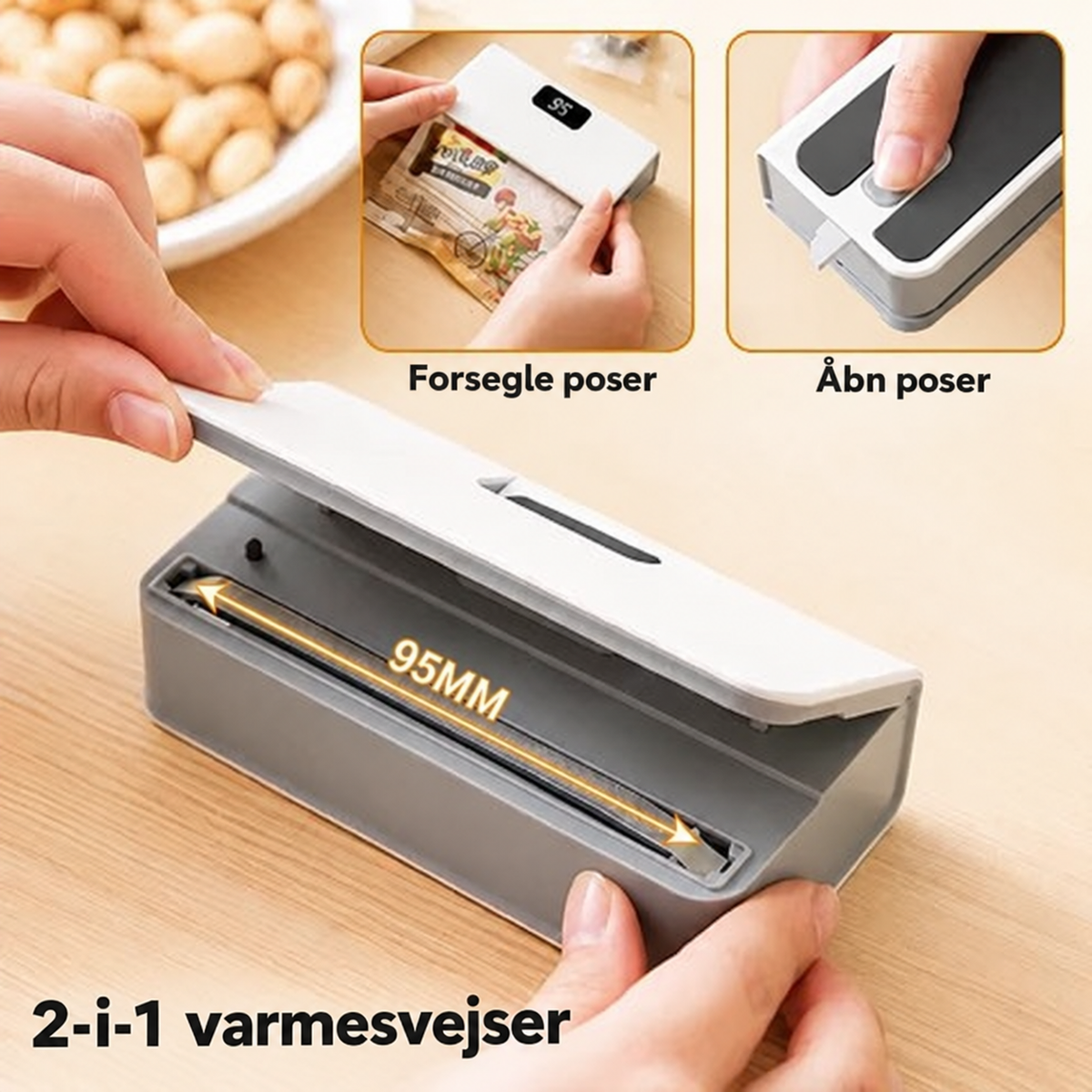 Bærbar varmeforsegler