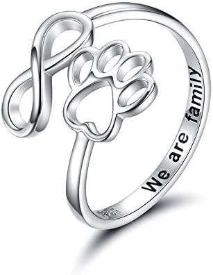 Ambachtelijke ring met poot en hart