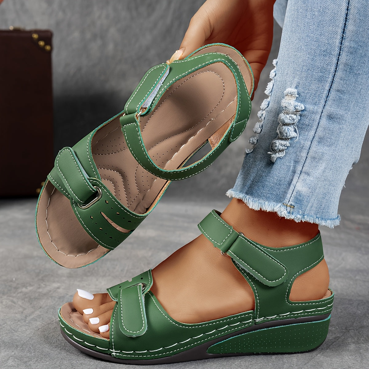 ELIANA ORTHOSTYLE | Orthopedische Zomer Sandalen met Totaal Comfort en Dagelijkse Elegantie