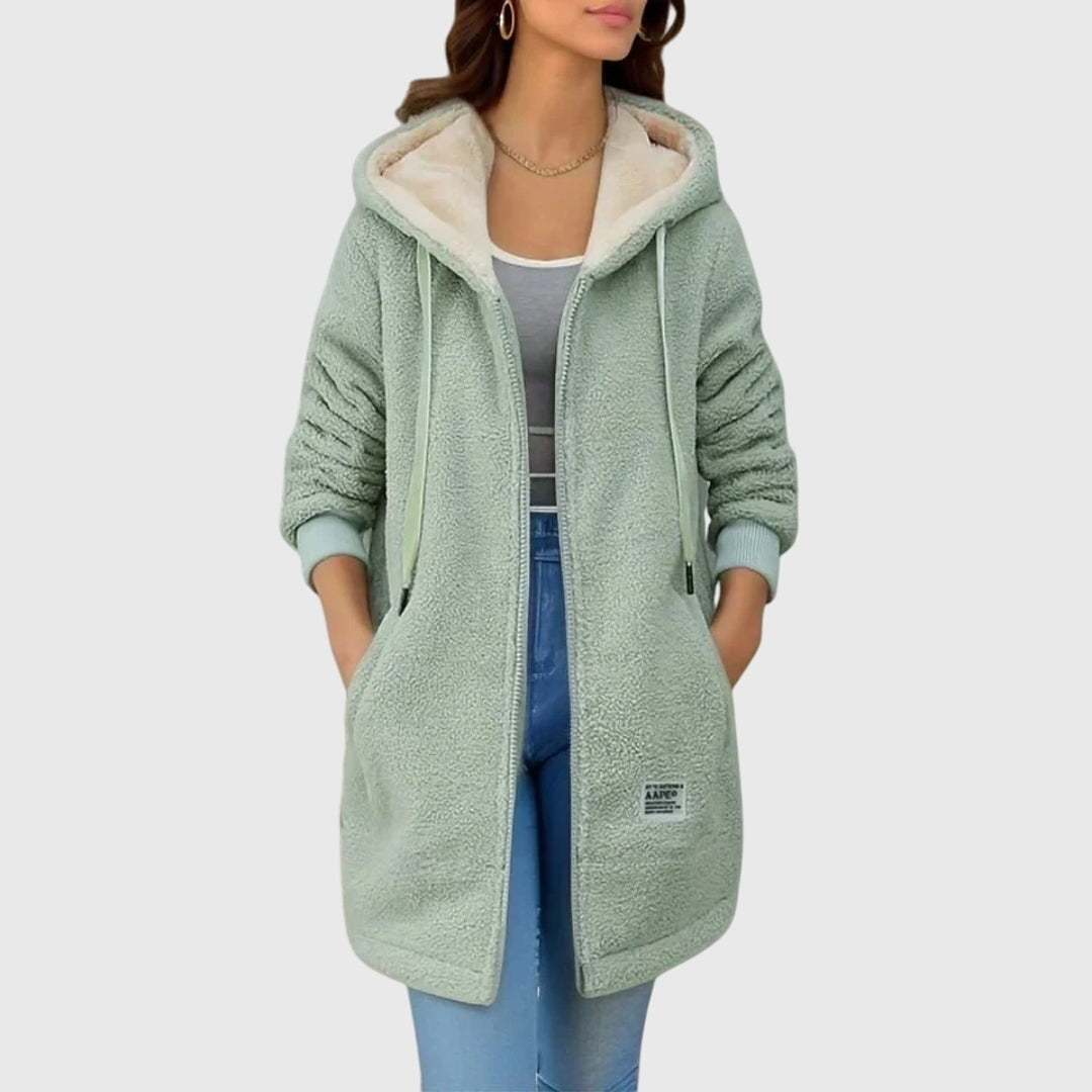 ELENA | Warme Fleece Jas met Comfortabele Pasvorm en Casual Elegant