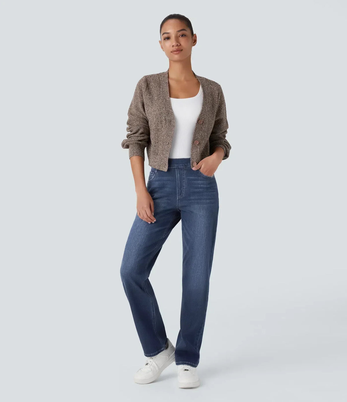 RAFFAELLA | Hoge Taille Ultra Comfortabele Broek met Casual Chic Stijl