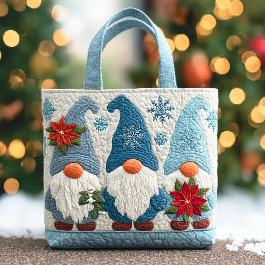 Håndlavet Quiltet Kunst-Tote Bag™