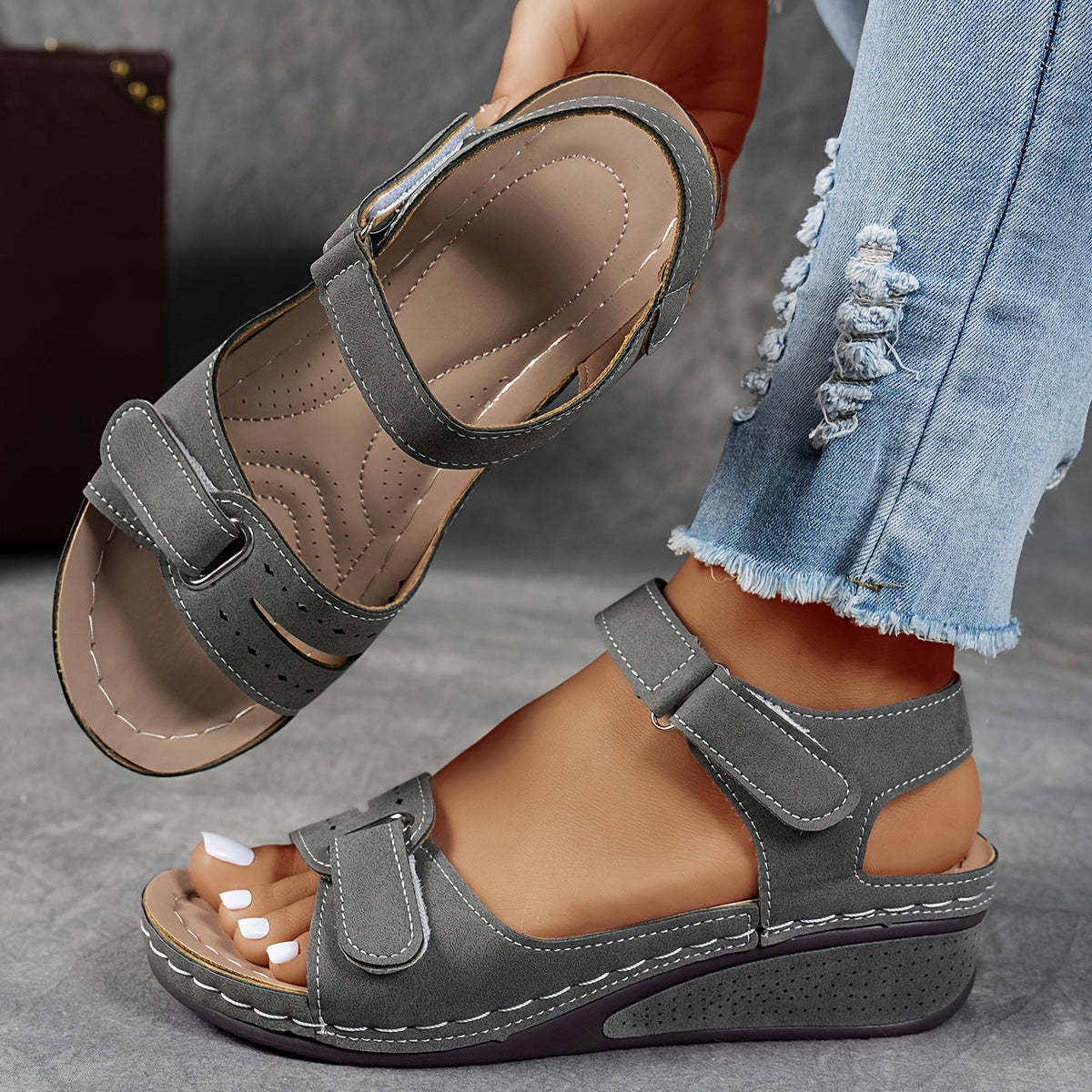 ELIANA ORTHOSTYLE | Orthopedische Zomer Sandalen met Totaal Comfort en Dagelijkse Elegantie
