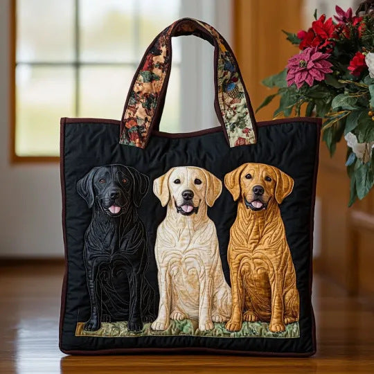 Håndlavet Quiltet Kunst-Tote Bag™