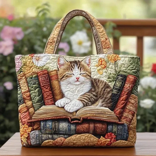 Håndlavet Quiltet Kunst-Tote Bag™