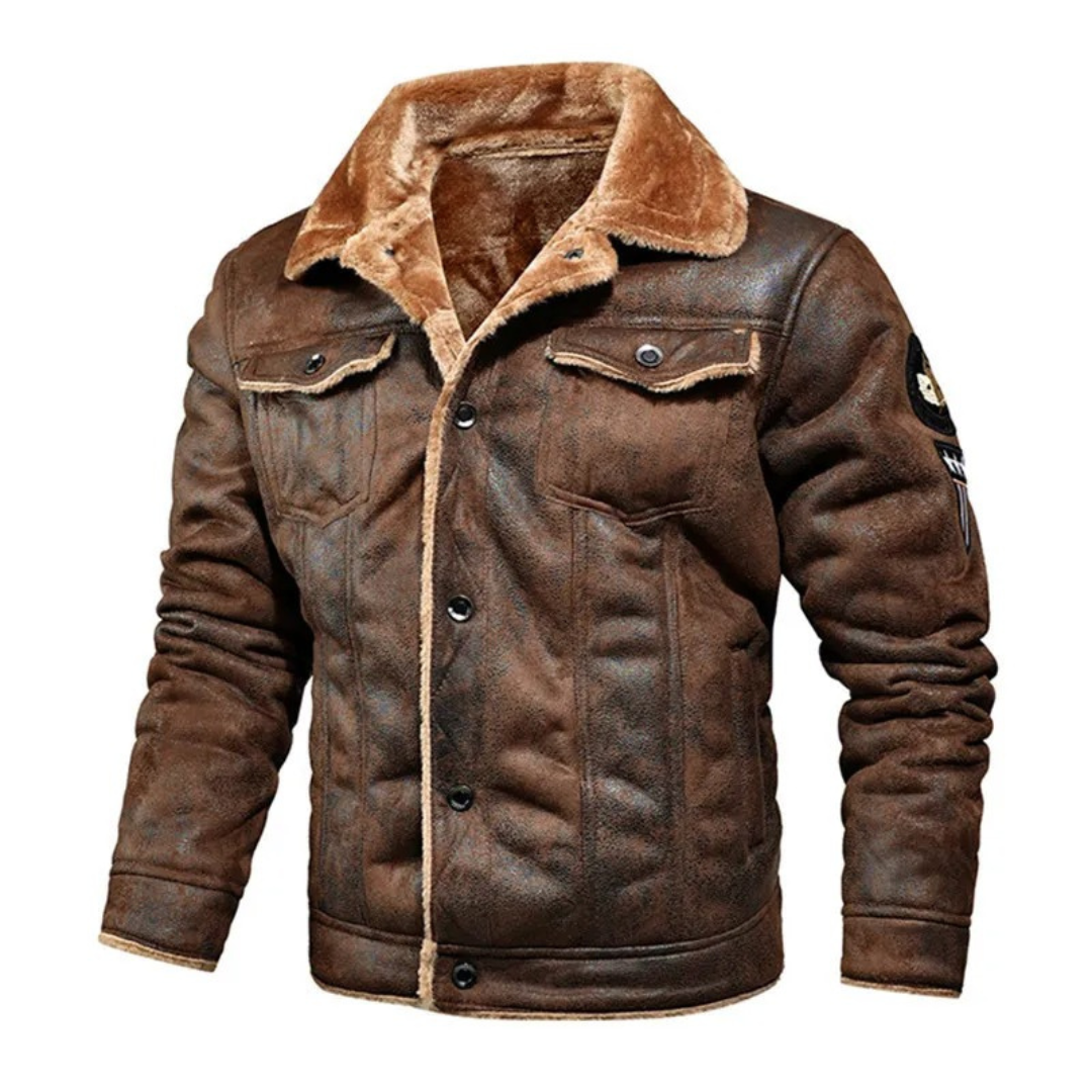 Nordic Sky Herre Sherpa Aviator Jakke