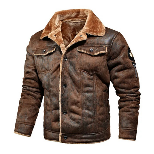 Nordic Sky Herre Sherpa Aviator Jakke