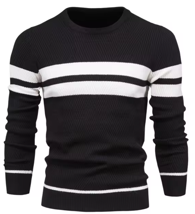 Koelman | Stijlvolle herenpullover met visgraatpatroon