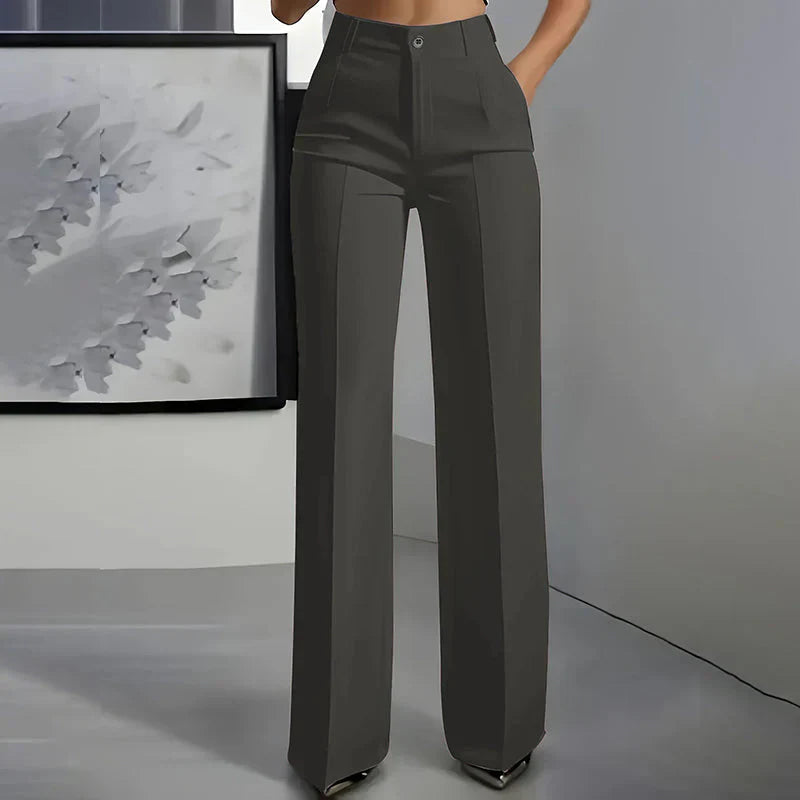 ELINORA | Chic hoge taillebroek met flatterende pasvorm voor werk en elegante momenten