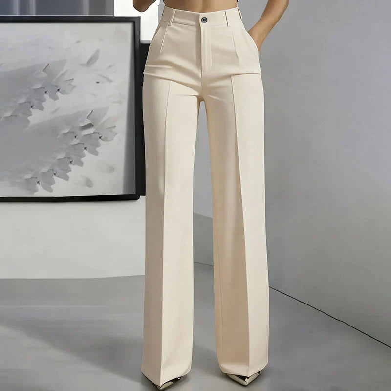ELINORA | Chic hoge taillebroek met flatterende pasvorm voor werk en elegante momenten