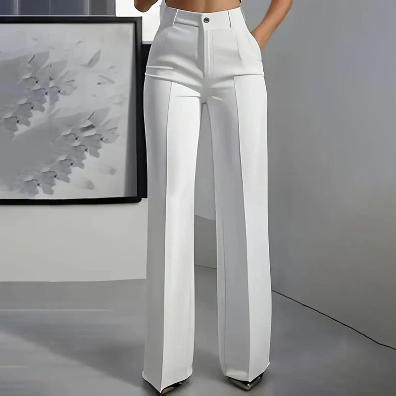 ELINORA | Chic hoge taillebroek met flatterende pasvorm voor werk en elegante momenten