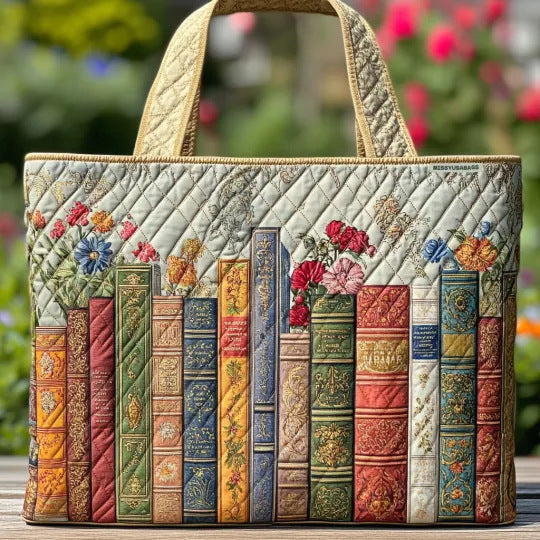 Håndlavet Quiltet Kunst-Tote Bag™