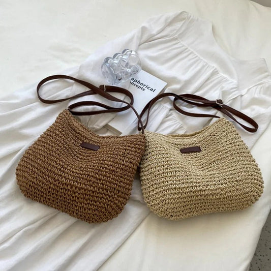 Strå crossbodytaske
