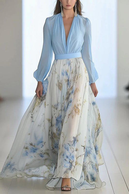 Esmée | Elegante Maxi Jurk met Flatterende Pasvorm