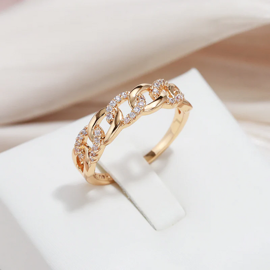 Fatima - Gylden ring “Chic Mesh”