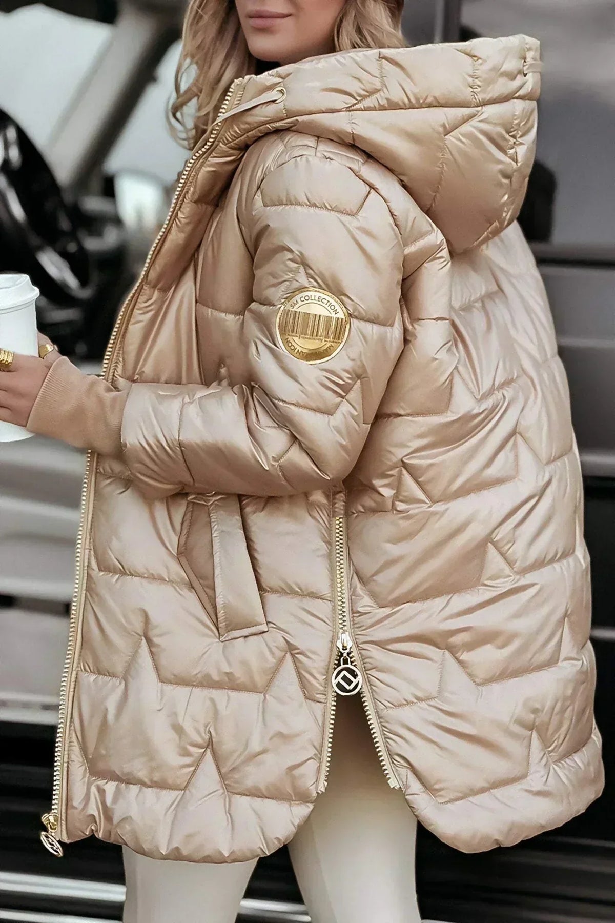 LORETTA | Lange Winterjas met Beschermende Warmte en Tijdloze Elegantie